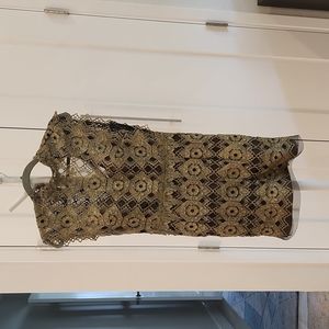 CATHERINE DEANE Kate Dress olive gold